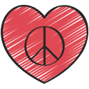 Мир и любовь icon