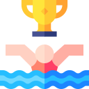 Swimming championship icon