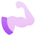 braço flexível de bíceps 
