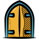 portón de madera icon