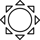 Sun icon