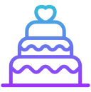 pastel de boda icon