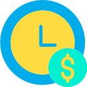 el tiempo es dinero icon