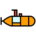 vehículo submarino icon