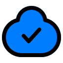 lista de verificación de la nube icon