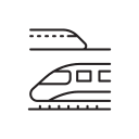 tren shinkansen icon