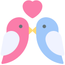 pájaro del amor icon