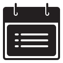 agenda icon