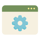 configuración web icon