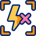 flash apagado icon