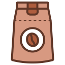 paquete de café icon