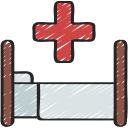 cama de hospital icon