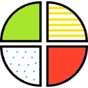 gráfico circular icon