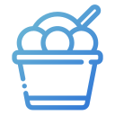 Ice cream cup icon