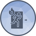 emergencia de incendio icon