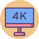 película 4k icon