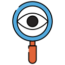 ojo de búsqueda icon