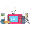 televisión retro icon