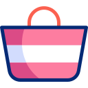 bolsa de playa animated icon