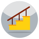 Wooden steps 