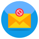 correo denegado icon