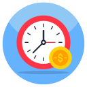 el tiempo es dinero icon