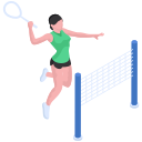 juego de bádminton icon