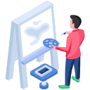 peinture icon