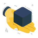 cubo 3d icon