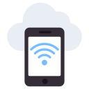 wifi android en la nube icon