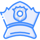 sombrero de policía icon