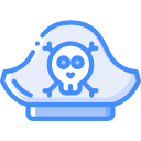 sombrero pirata icon