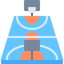 cancha de baloncesto icon