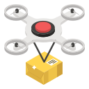 entrega con drones icon