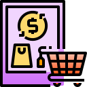 las compras en línea icon