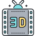 película 3d icon