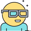 gafas 3d icon