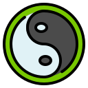 símbolo yin yang icon