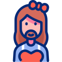 mujer trans animated icon