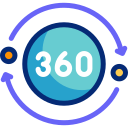 retroalimentación 360 icon