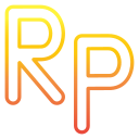 rupia indonesia icon