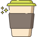 vaso de papel icon