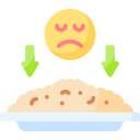 Loss appetite icon