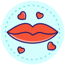 labios rojos icon