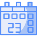 fecha del calendario icon