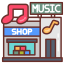 tienda de música icon