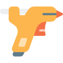 pistola de silicona icon