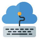 servicio de almacenamiento en la nube icon