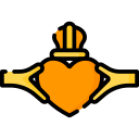 anillo de claddagh icon