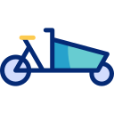 bicicleta de carga animated icon